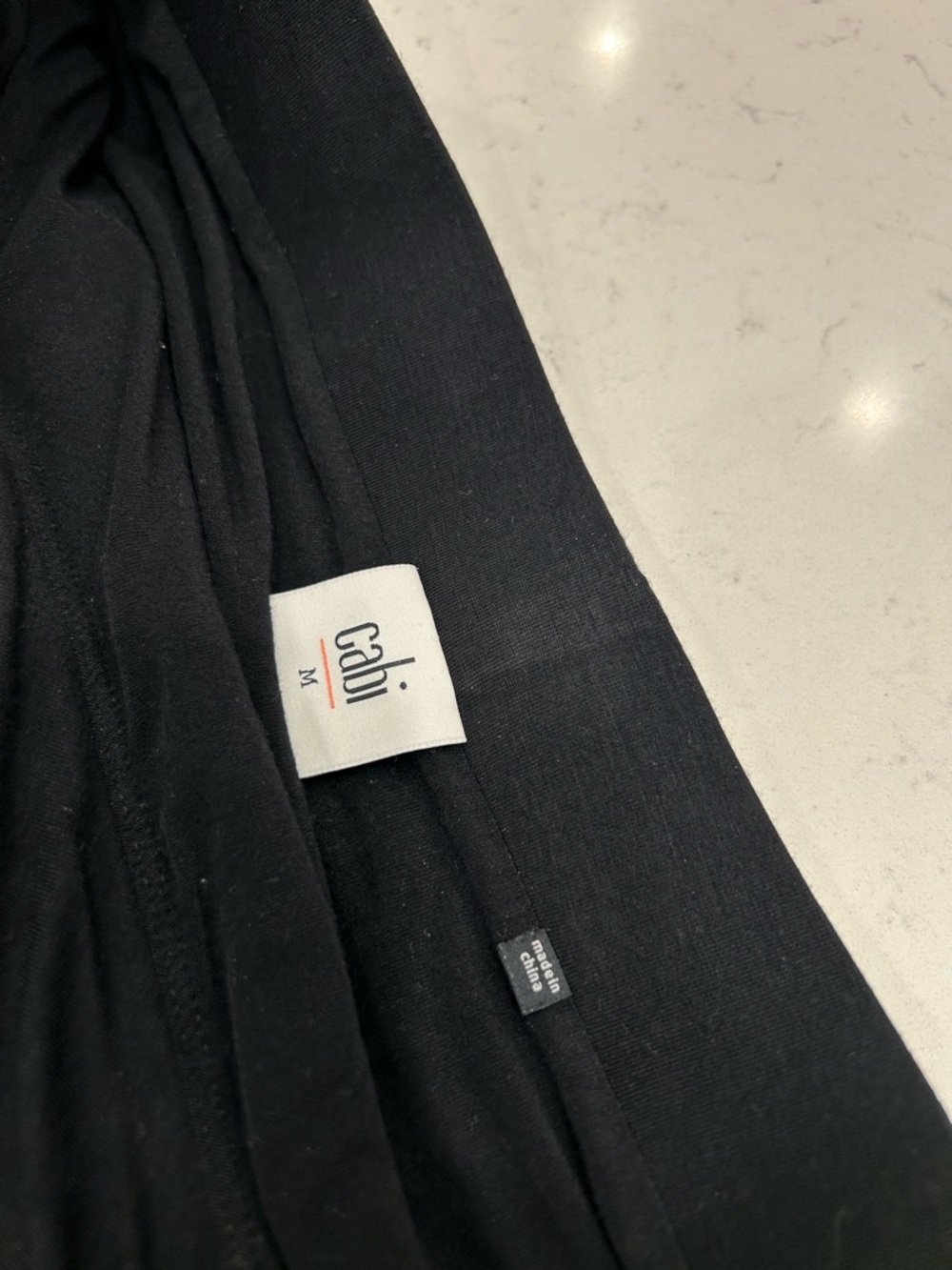 CAbi Black Draped Wrap-Front Maxi Skirt - Picture 4 of 8